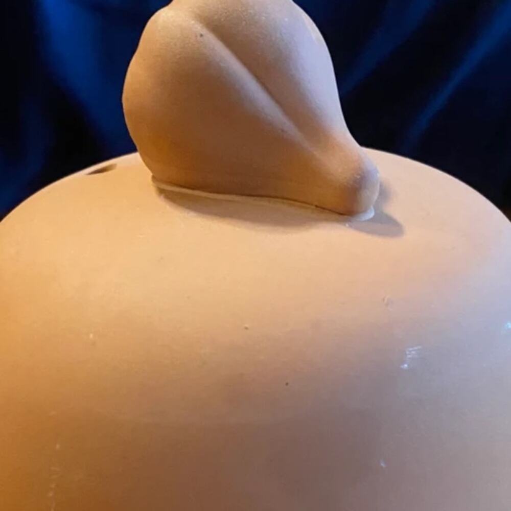 Vintage terra cotta Elephant Garlic XL roaster set - Picture 3 of 3